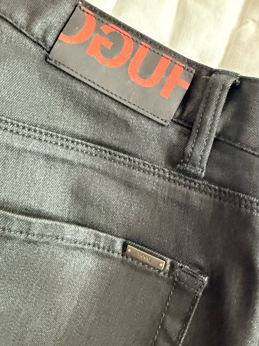 Hugo Boss Men's Black Jeans with Red Label - Picture 3 of 9